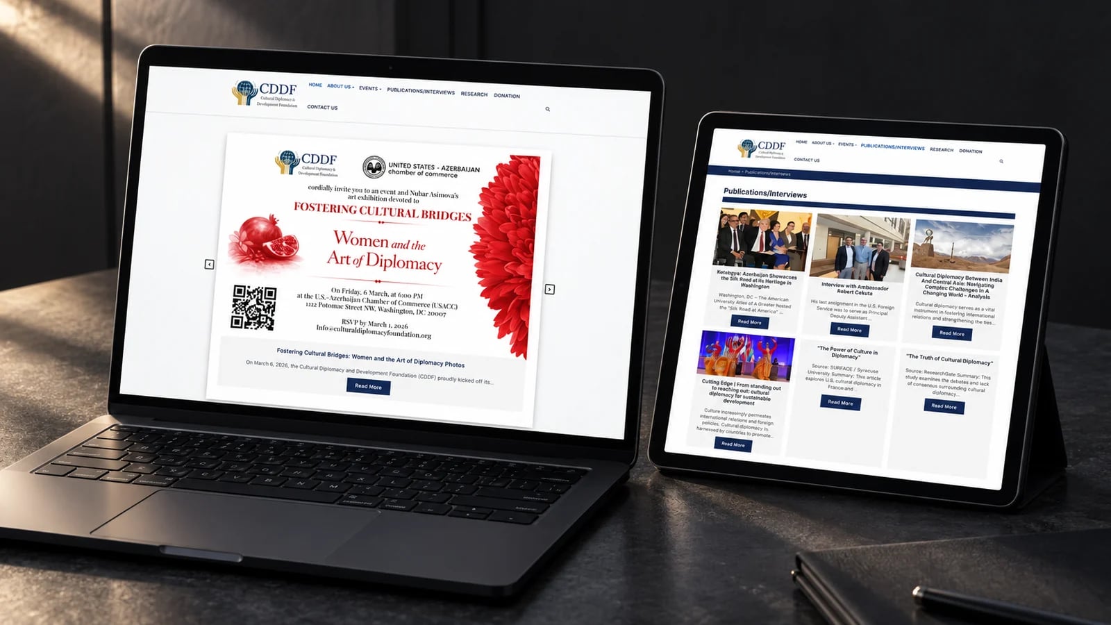 Cultural Diplomacy & Development Foundation — selected project work