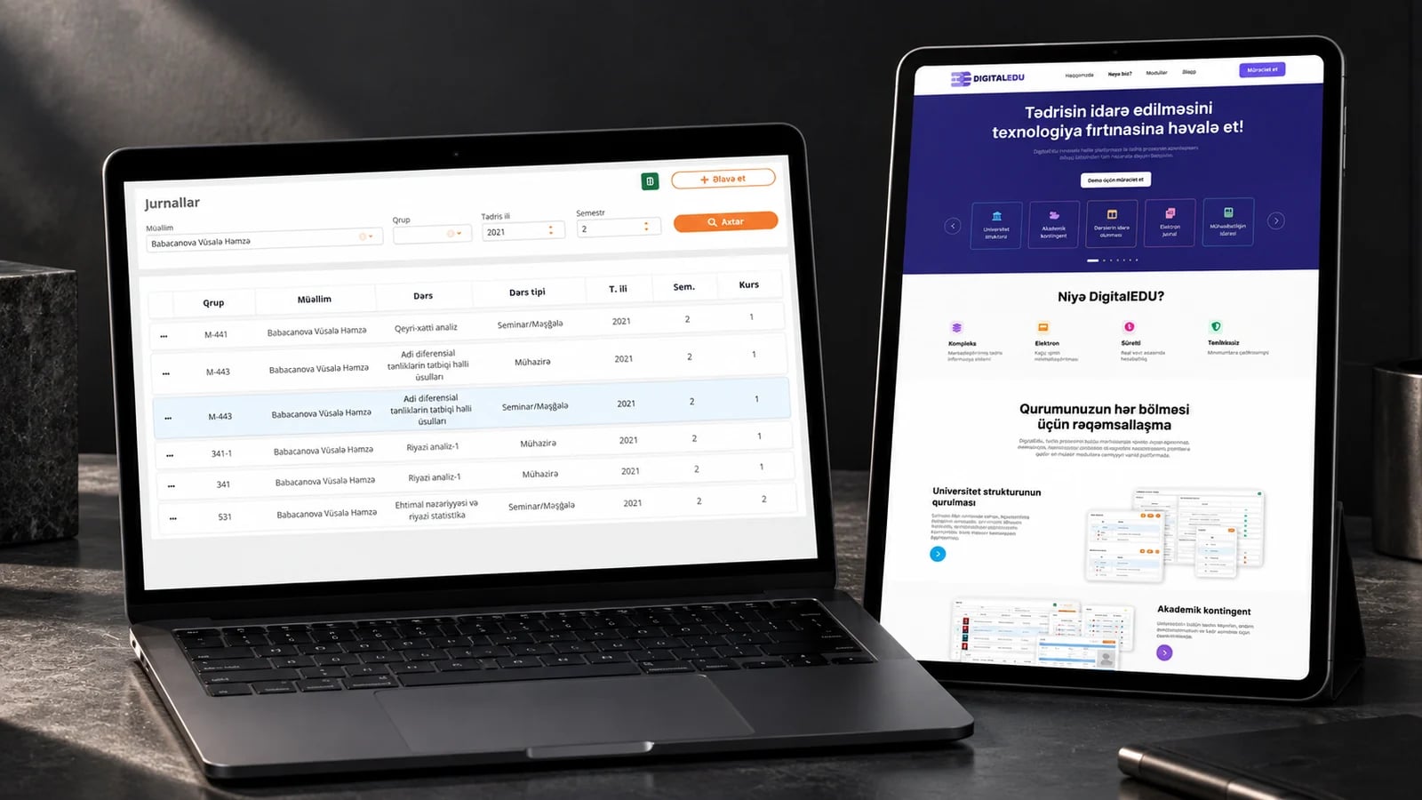 DigitalEdu — selected project work