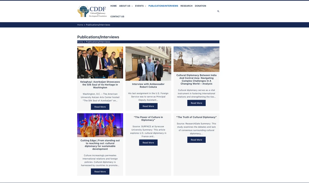 Foundation — programme and article presentation