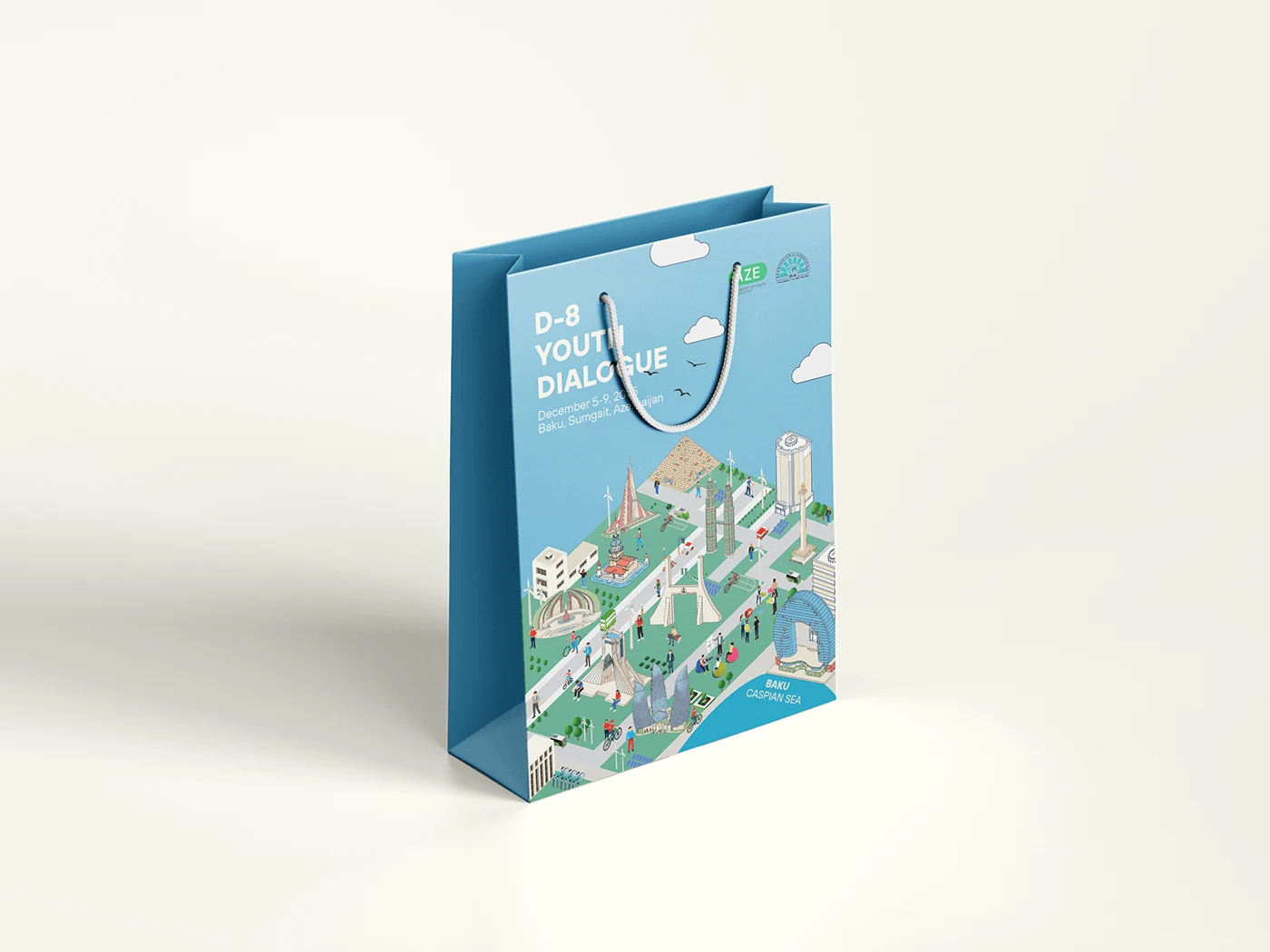 Event identity — illustrated delegate bag