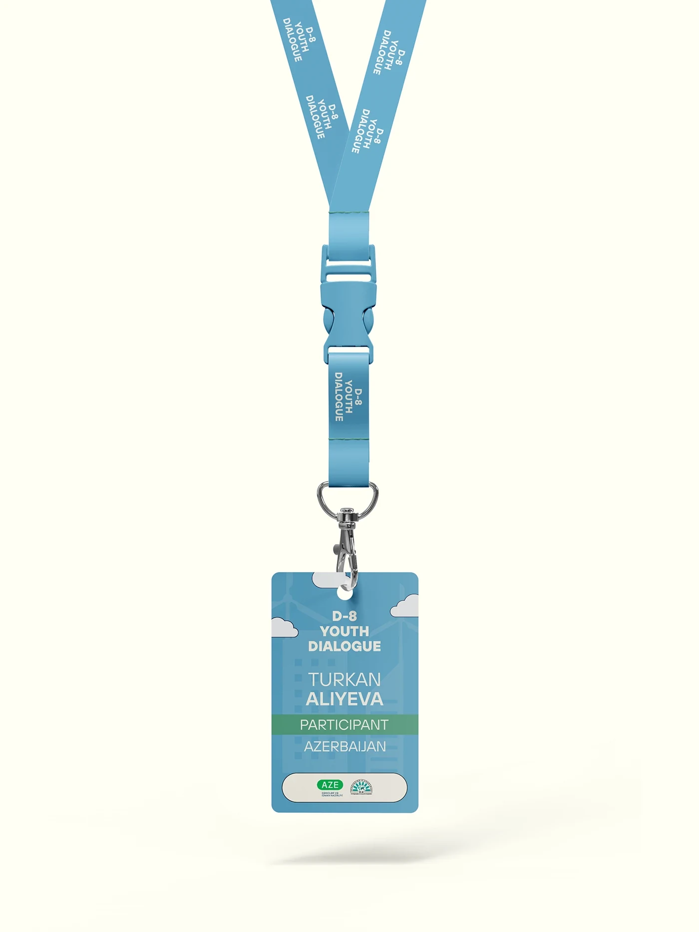 Delegate lanyard and badge