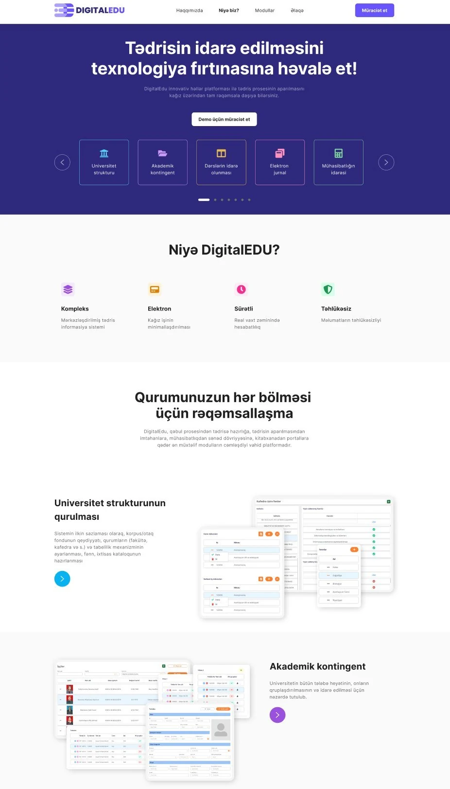 DigitalEdu — marketing website design
