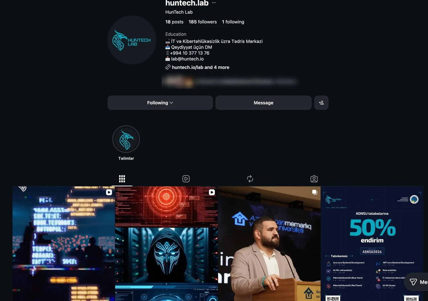 HunTech Lab — training and course content